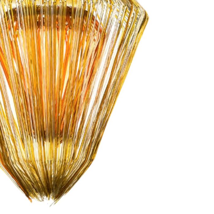 gold resin chandelier by jacopo foggini 8618