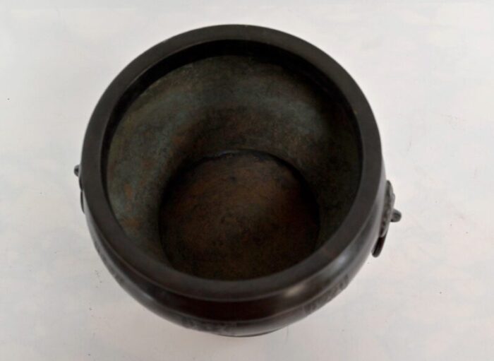 greek inspiration bronze cache pot 1900s 13