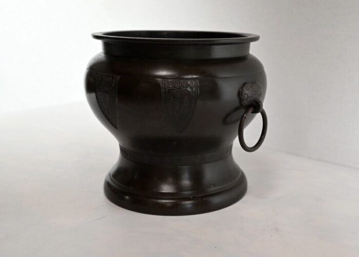 greek inspiration bronze cache pot 1900s 3