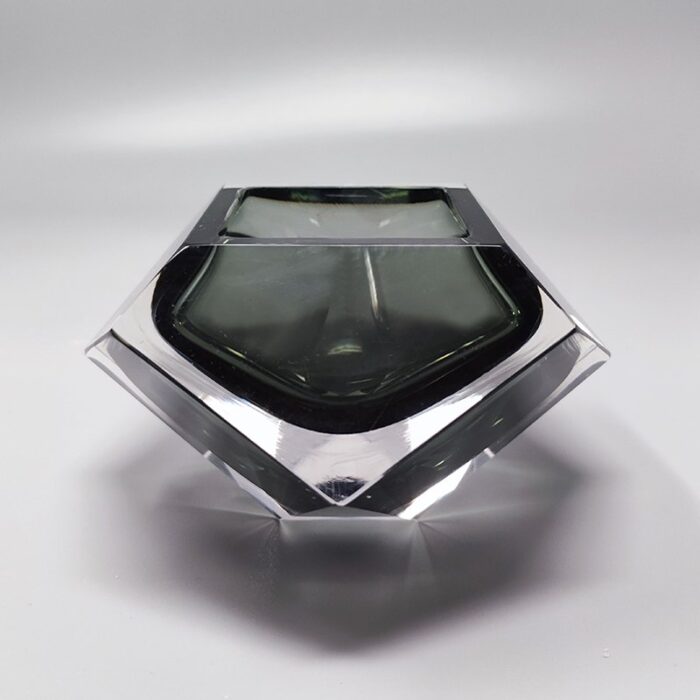 grey ashtray or vide poche by flavio poli for seguso italy 1960s 2