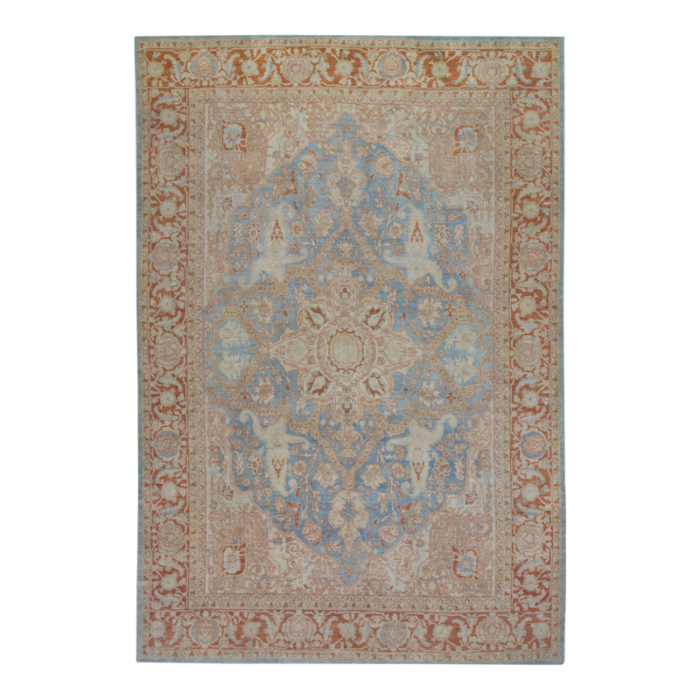 hand knotted modern turkish finewoven oushak rug luxurious oriental design 101 x 1311 8930