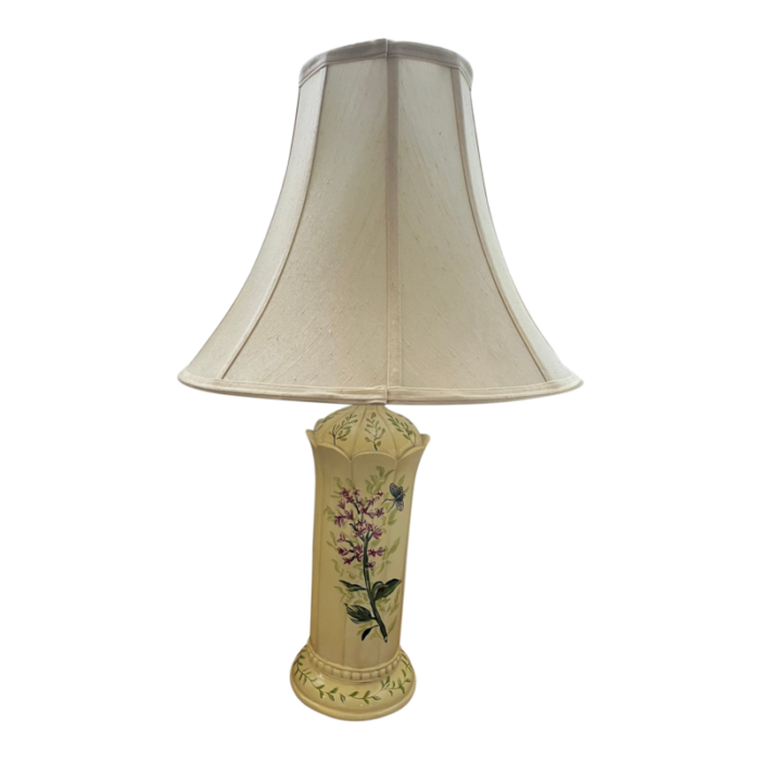 hand painted table lamp 1601