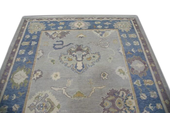 handmade modern turkish oushak rug 64 x 811 9291