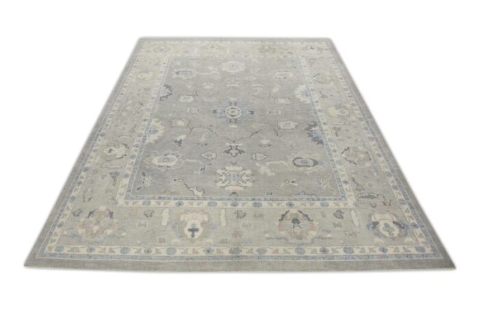 handmade modern turkish oushak rug 79 x 101 6233