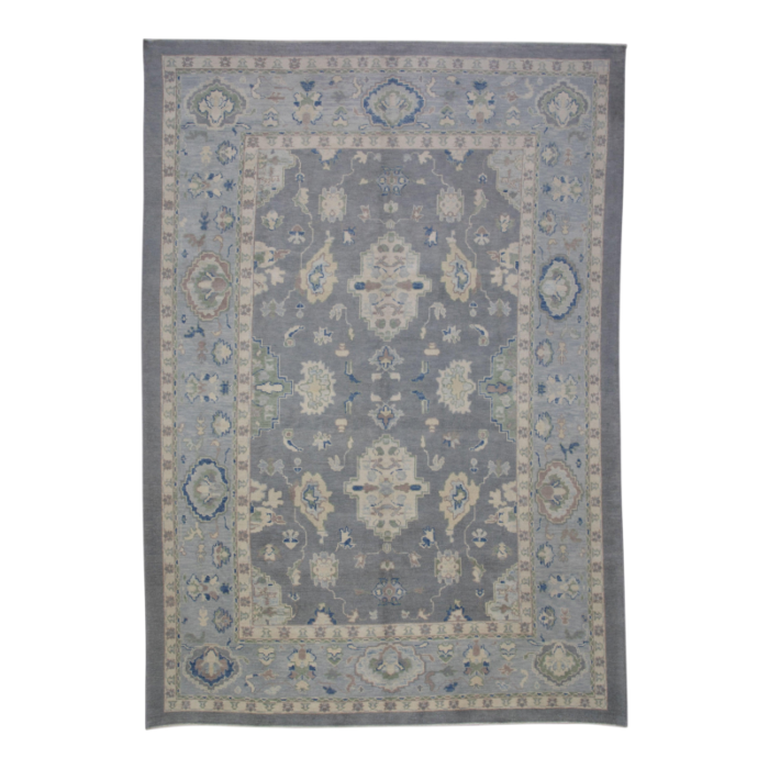 handmade modern turkish oushak rug 92 x 126 0741