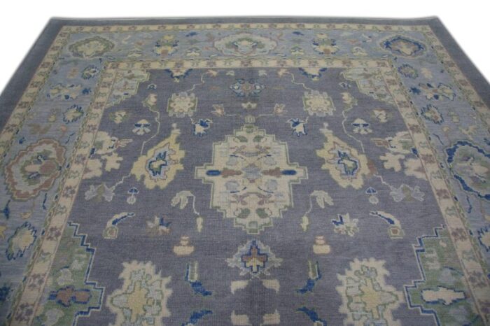 handmade modern turkish oushak rug 92 x 126 3463