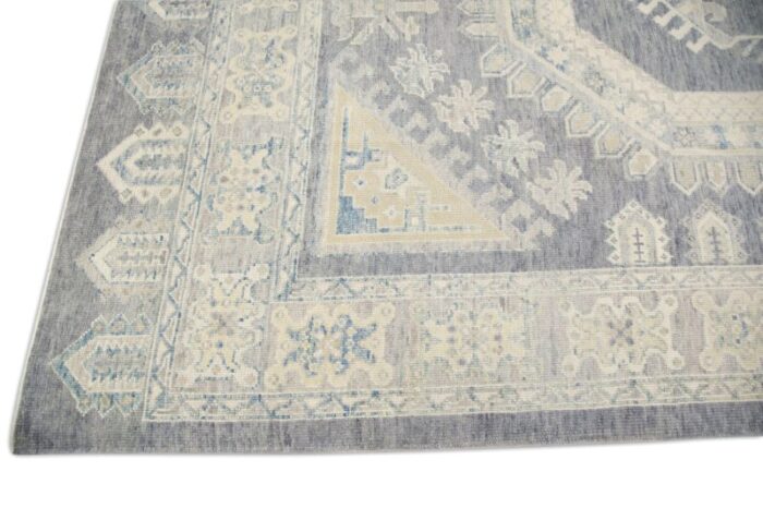 handmade modern turkish oushak rug 94 x 1211 oriental wool rug 5567