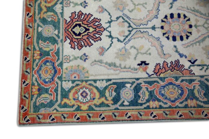 handmade turkish fine woven oushak runner rug 27 x 96 0124