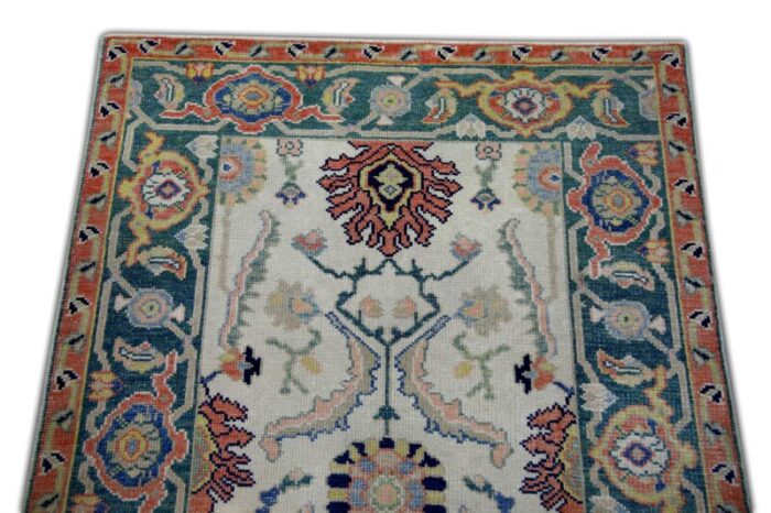 handmade turkish fine woven oushak runner rug 27 x 96 7972