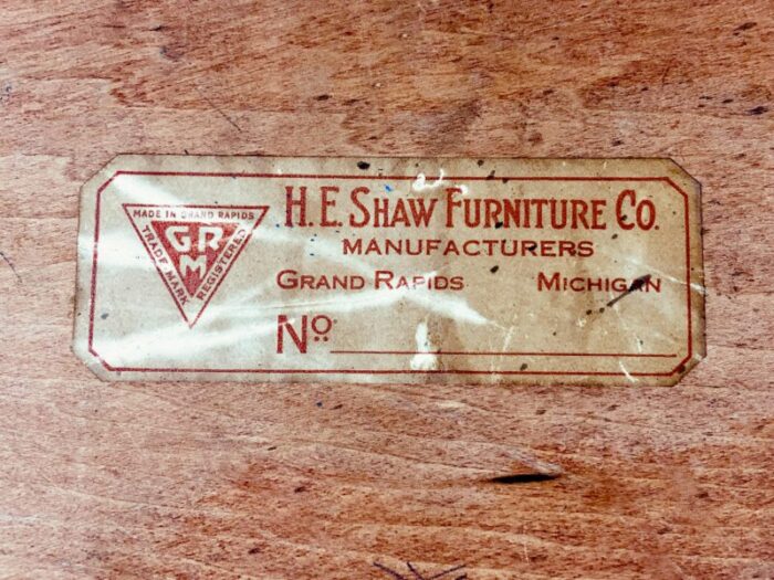 he shaw spinet writing desk in solid mahogany c1900 7867