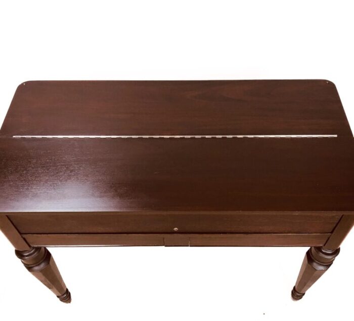 he shaw spinet writing desk in solid mahogany c1900 9937