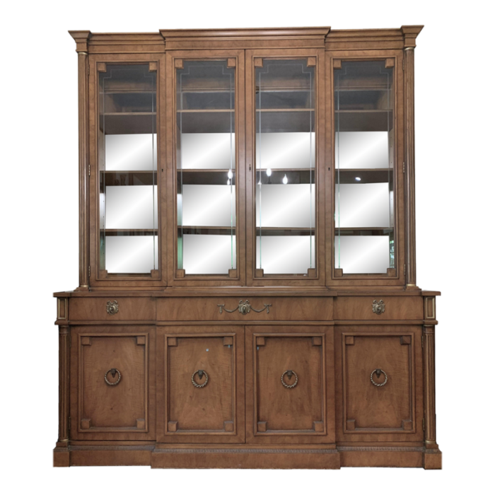 henredon french regency china cabinet 6248