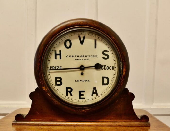 hovis prize clock by g h f w bravington london 1890s 1