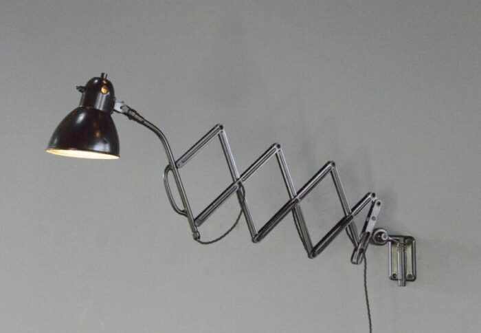 industrial scissor lamp 1930s 1014