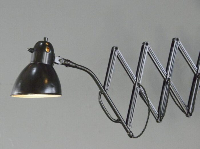 industrial scissor lamp 1930s 4929