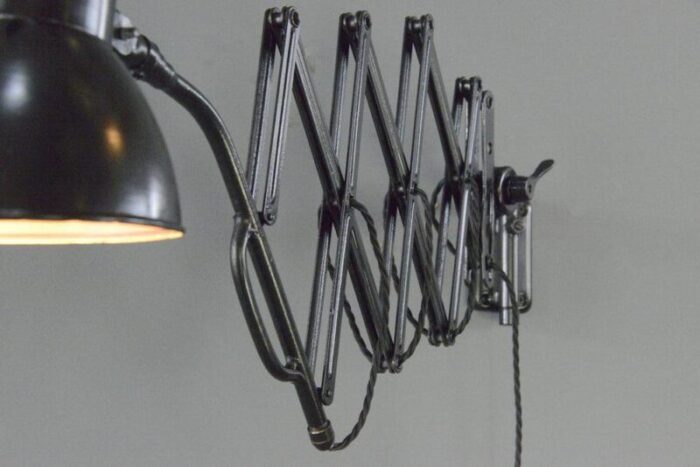 industrial scissor lamp 1930s 5742