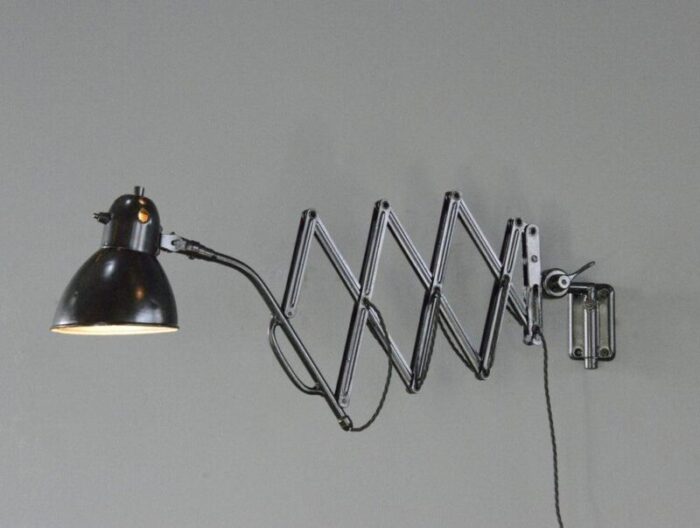 industrial scissor lamp 1930s 9937