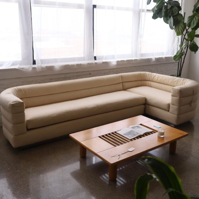 interior crafts sectional by richard himmel circa 1970s 8767