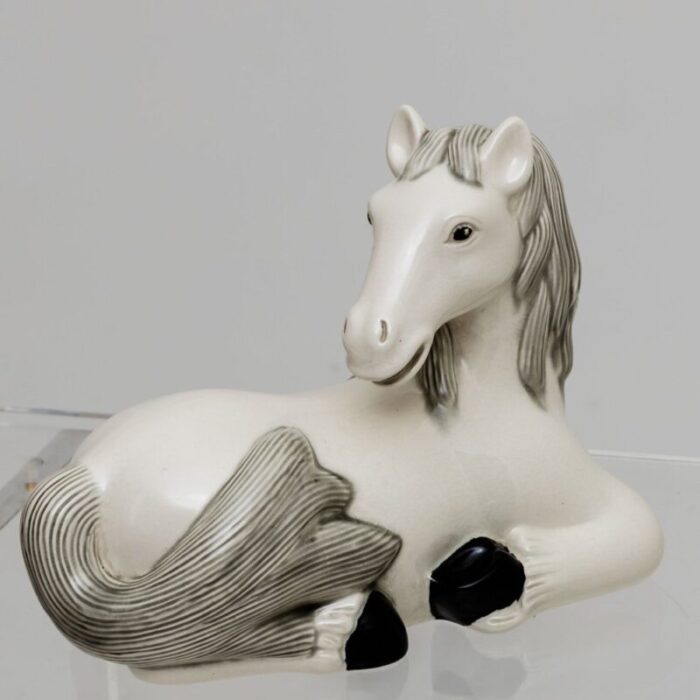 italian cavallino horse by giovanni gariboldi for richard ginori 1930 1