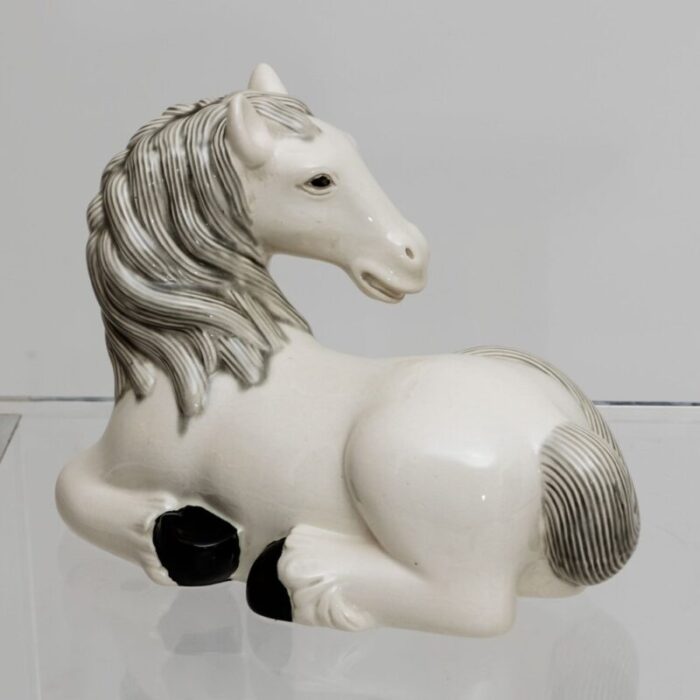 italian cavallino horse by giovanni gariboldi for richard ginori 1930 3