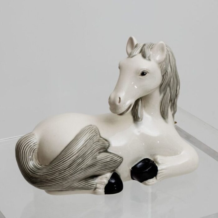 italian cavallino horse by giovanni gariboldi for richard ginori 1930 7