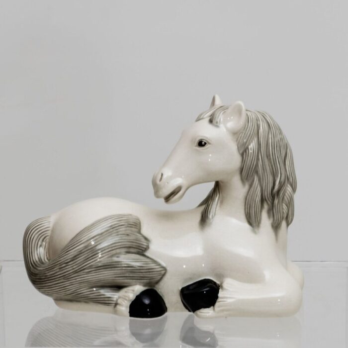 italian cavallino horse by giovanni gariboldi for richard ginori 1930 9