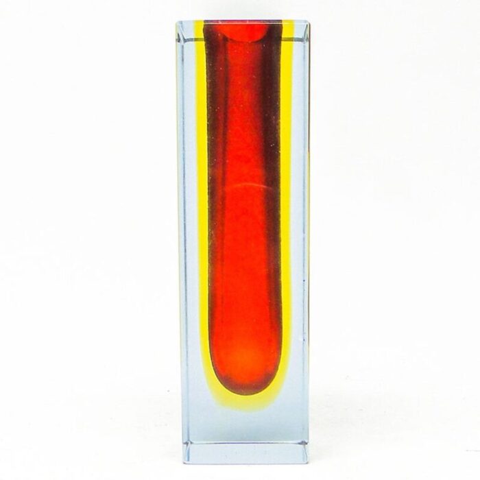 italian murano glass vase from mandruzzato 1950s 1