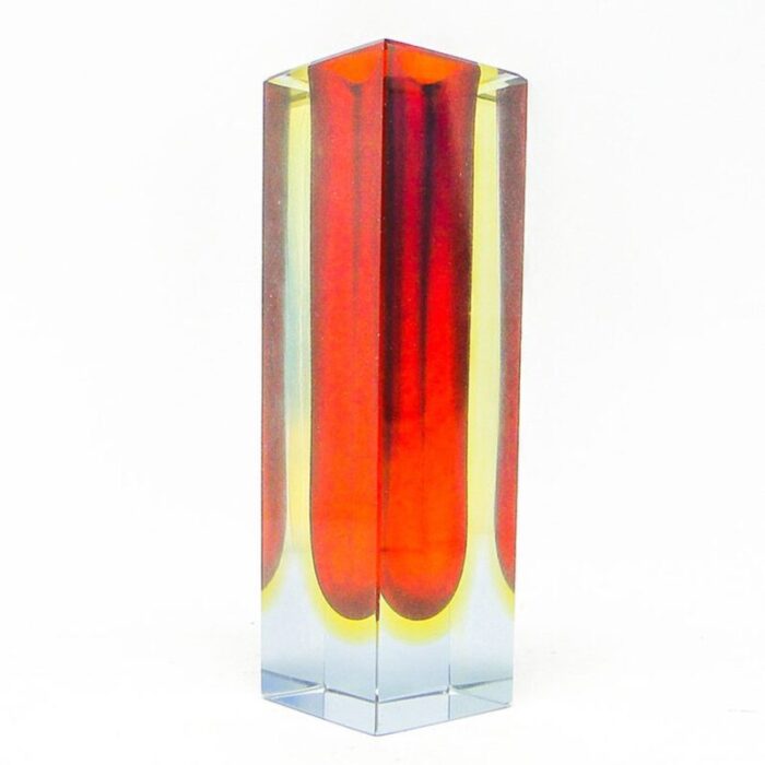 italian murano glass vase from mandruzzato 1950s 4