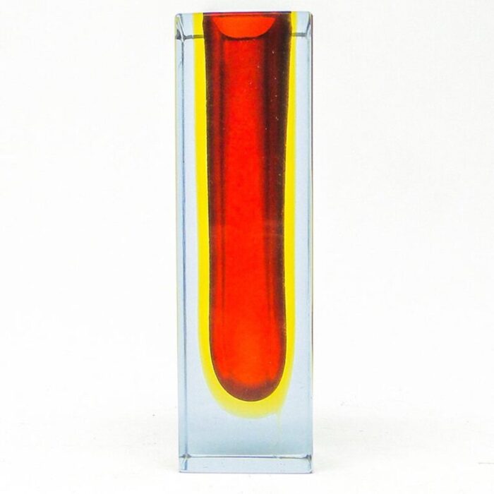 italian murano glass vase from mandruzzato 1950s 5