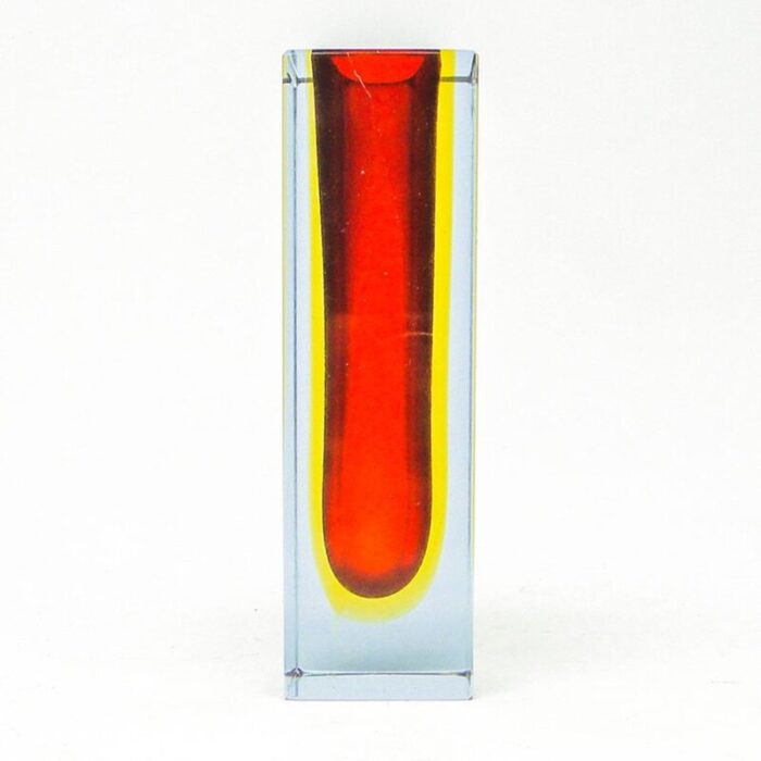 italian murano glass vase from mandruzzato 1950s 6