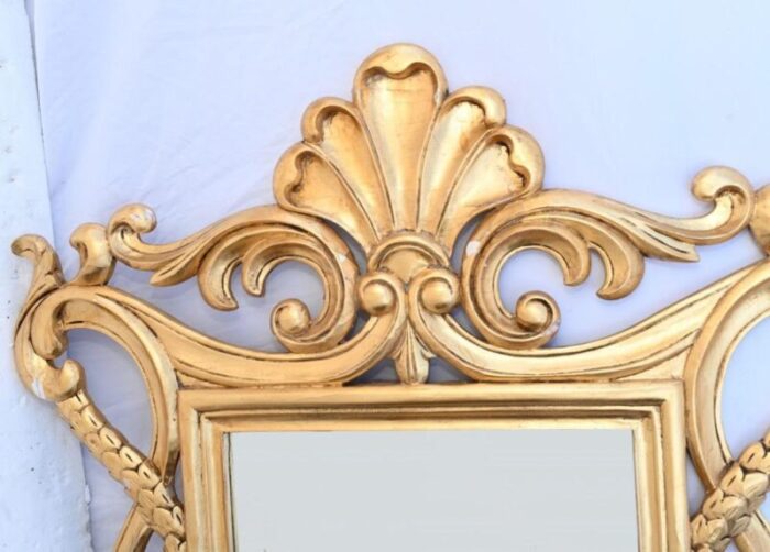 italian rococo gilt mirror 3