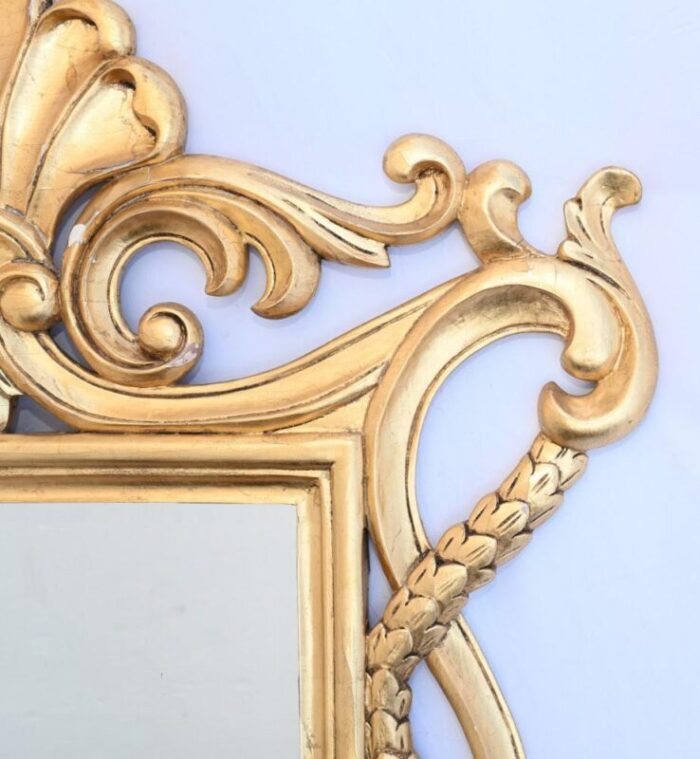 italian rococo gilt mirror 4