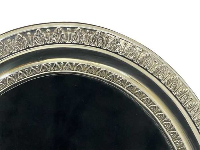 italian silver table mirror by livi giancarlo 1960s 7