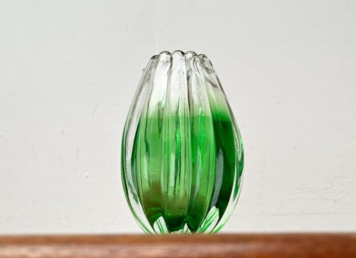 italian sommerso murano glass vase attributed to barovier toso 1970s 1