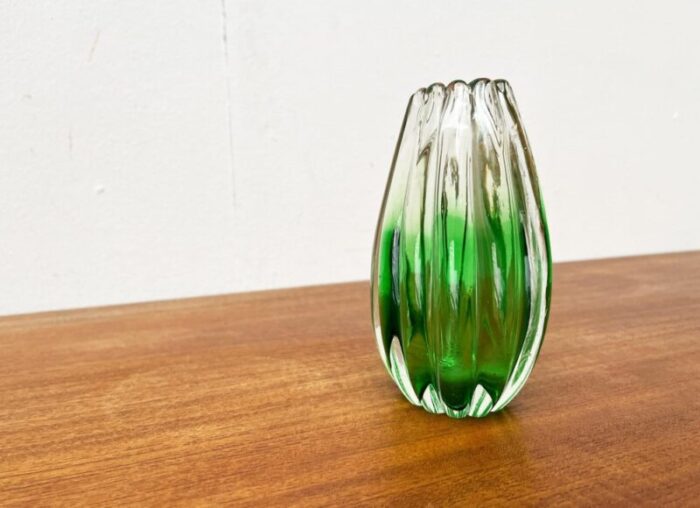 italian sommerso murano glass vase attributed to barovier toso 1970s 14