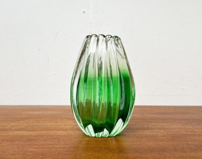 italian sommerso murano glass vase attributed to barovier toso 1970s 8