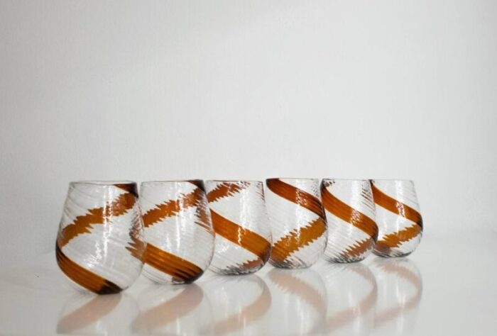 italian whiskey drinking glasses by maryana iskra set of 6 1