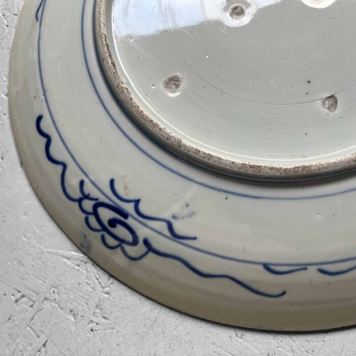 japanese sometsuke blue and white imari ware bord 1900s 4