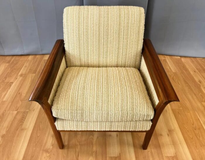 knut ster for vatne mbler rosewood and upholstery lounge chair 1976 1499