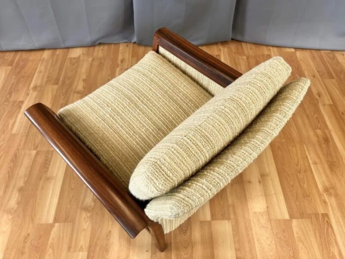 knut ster for vatne mbler rosewood and upholstery lounge chair 1976 8689