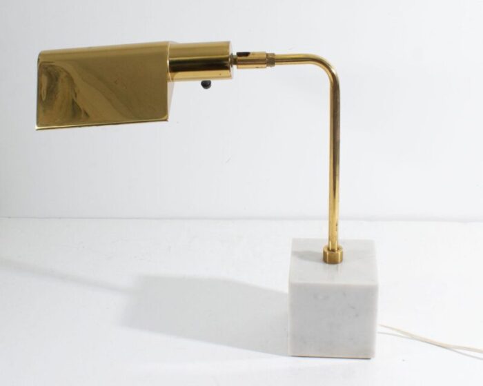 koch and lowy omi marble base desk lamp 1409