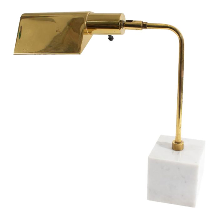 koch and lowy omi marble base desk lamp 7960