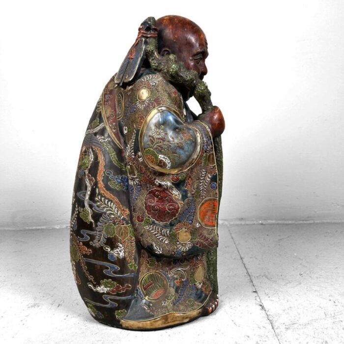 kutani ware hotei japan 1930s 13