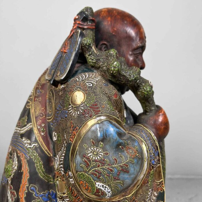 kutani ware hotei japan 1930s 8