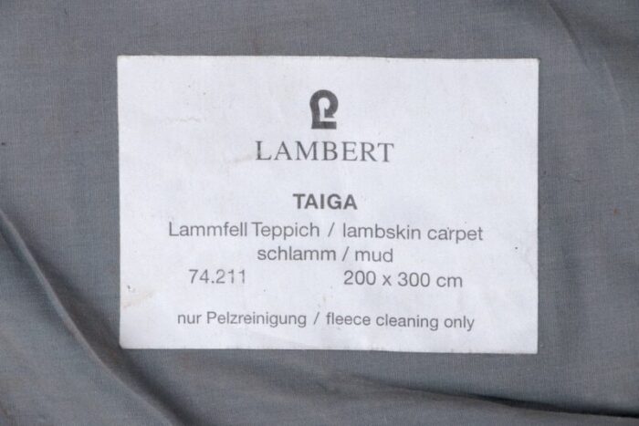 lambswool rug fromtaiga lambert germany 1970s 8