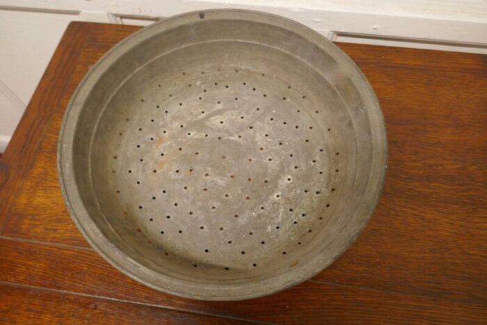 large 19th century copper draining dish 1800s 7