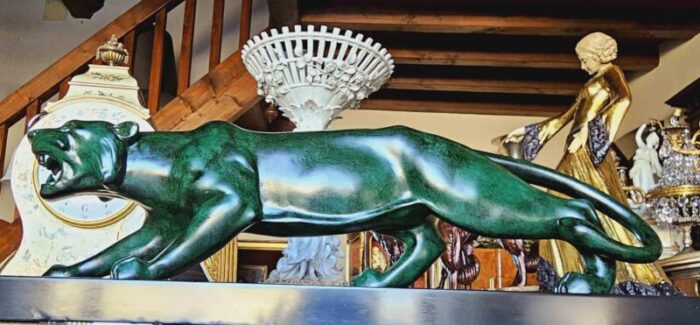 large art deco panther 1930s bronze 2012