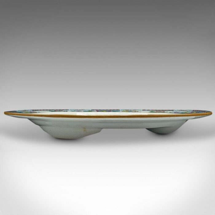 large chinese ceramic oval meat platter 1890s 4