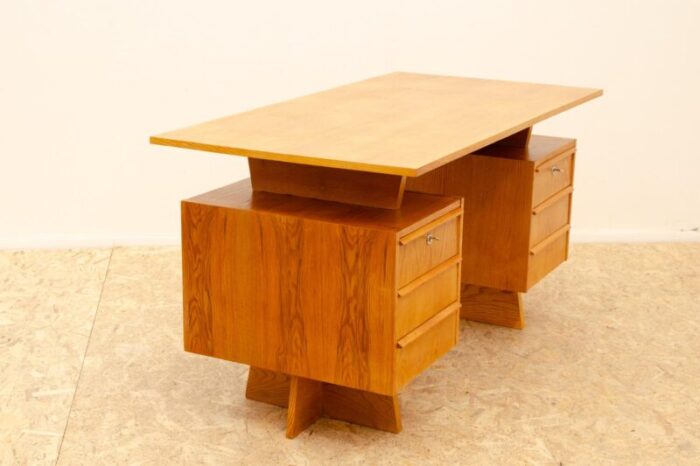 large czechoslovak writing desk 1970s 0179