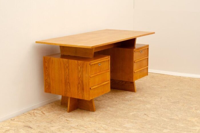 large czechoslovak writing desk 1970s 4704